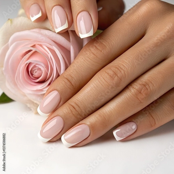 Obraz woman hands with manicure