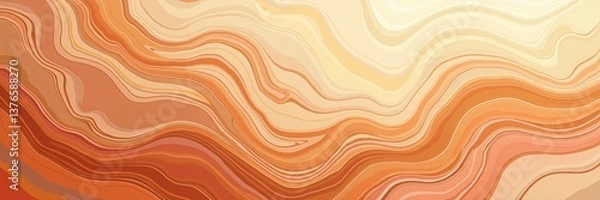 Fototapeta Autumnal Gradient Swirl Background