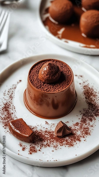 Obraz A delicious Chocolate Lava Cake