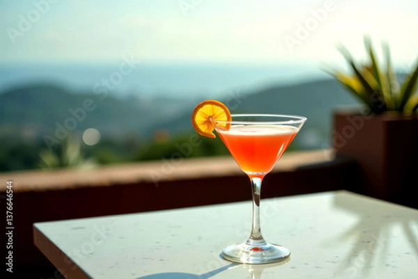 Obraz Cocktail at a bar table