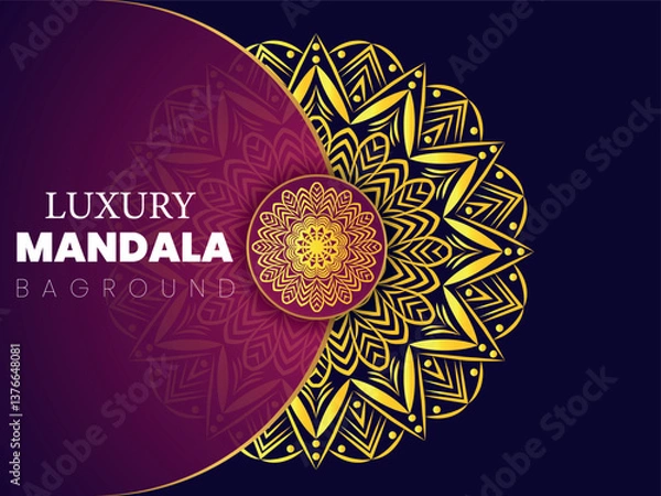 Obraz Creative Luxury Mandala Background 