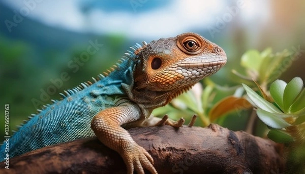 Fototapeta world lizard day