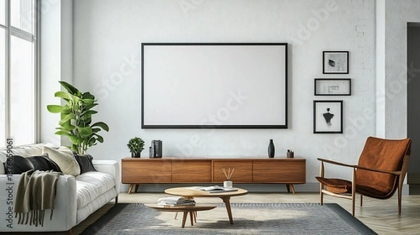 Fototapeta Modern Living Room Design  Suitable for digital content