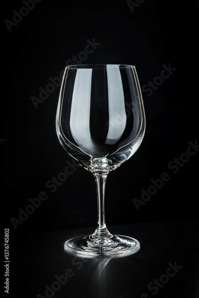Obraz leeres Weinglas