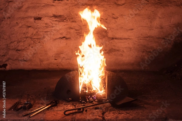 Fototapeta The Blacksmith's Forge