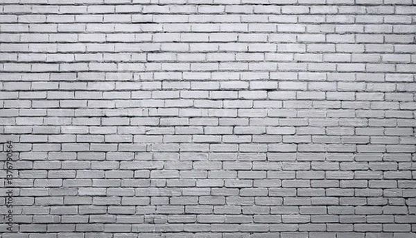 Obraz gray brick wall white brick wall texture