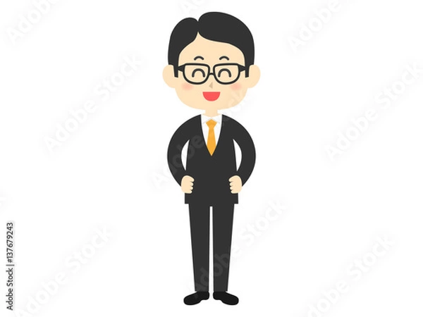 Fototapeta サラリーマンの男性