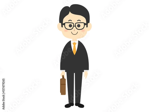 Fototapeta サラリーマンの男性