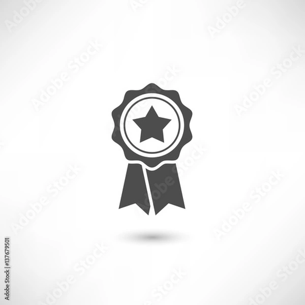 Fototapeta Badge Star