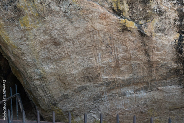 Fototapeta Architecture of ancient temple complex