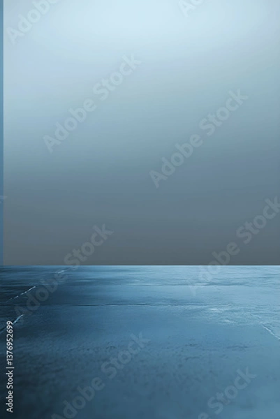 Obraz Blue gradient background blurry with a light blue