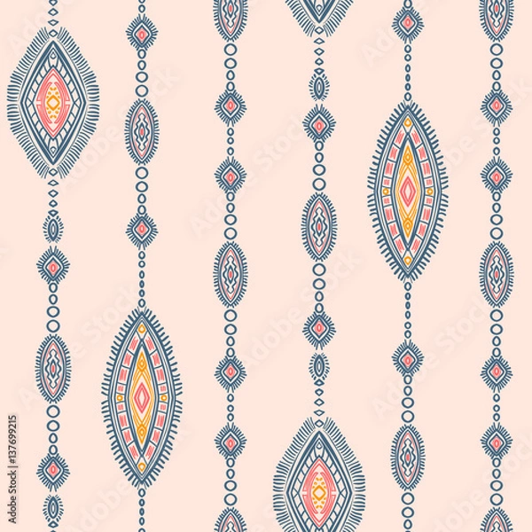 Obraz Abstract seamless pattern. This pattern can be used for wallpaper, pattern fills, web page background, surface textures. Vector illustration