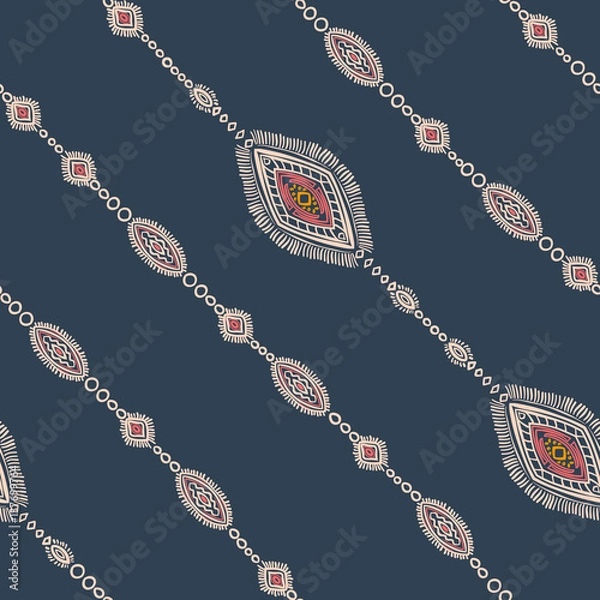 Fototapeta Abstract seamless pattern. This pattern can be used for wallpaper, pattern fills, web page background, surface textures. Vector illustration