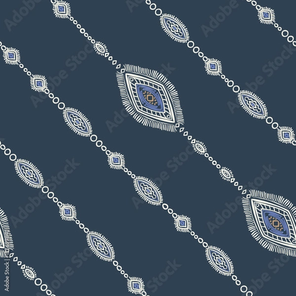 Fototapeta Abstract seamless pattern. This pattern can be used for wallpaper, pattern fills, web page background, surface textures. Vector illustration