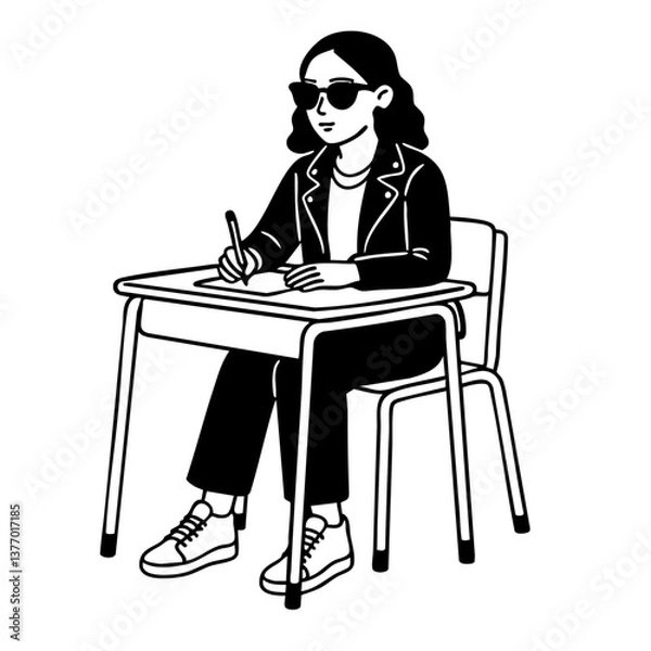 Fototapeta cool student