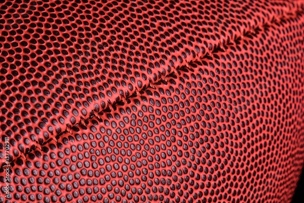 Obraz American football ball close up texture