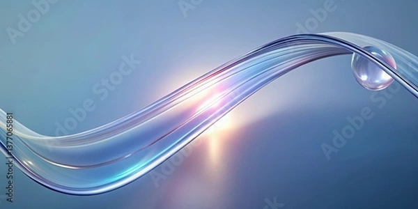 Obraz Abstract Blue Wave Background