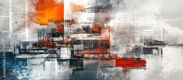Obraz Abstract Urban Landscape