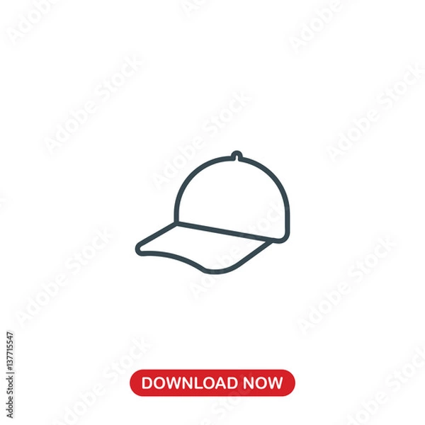 Fototapeta Cap icon vector