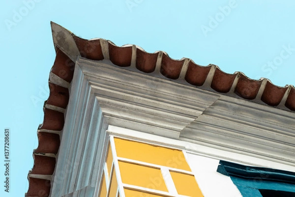 Obraz Scenic view capturing the charm and traditional architecture of Paraty, a historic town in Rio de Janeiro, Brazil