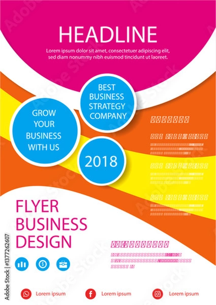 Fototapeta Letterhead design