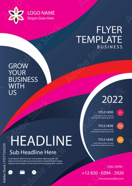 Fototapeta Letterhead design  