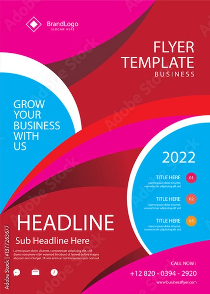 Fototapeta Letterhead design  