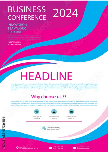 Fototapeta Letterhead design  