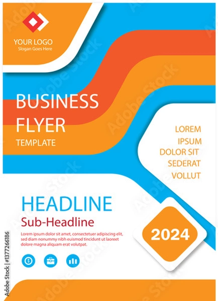 Fototapeta Letterhead design  