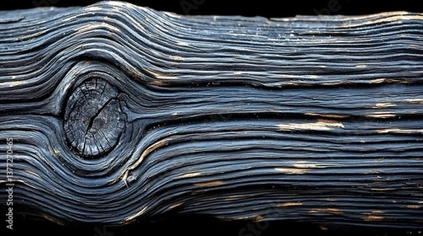 Fototapeta Dark Wood Texture Background Gray Grain Lines