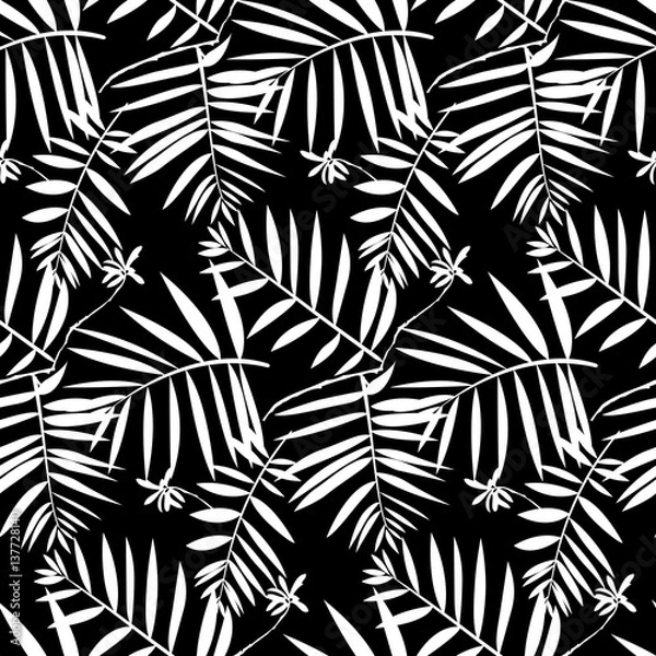 Obraz Tropical floral pattern