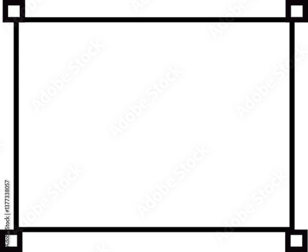 Fototapeta Square frame