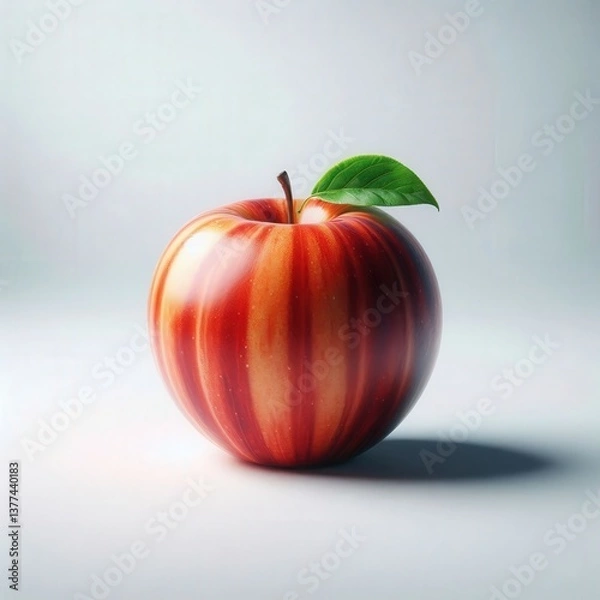 Fototapeta Apple Close-Up with Natural Glow