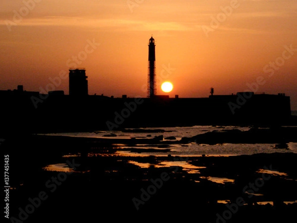 Obraz Atardecer en Cádiz