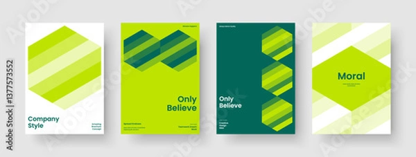 Fototapeta Creative Business Presentation Layout. Modern Report Design. Geometric Poster Template. Brochure. Background. Banner. Flyer. Book Cover. Magazine. Notebook. Portfolio. Newsletter. Journal