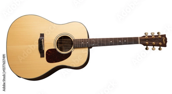 Obraz Isolated Acoustic Guitar