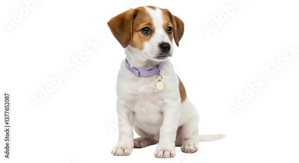 Obraz Isolated Cute Jack Russell Puppy