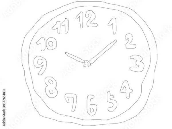 Obraz wall clock