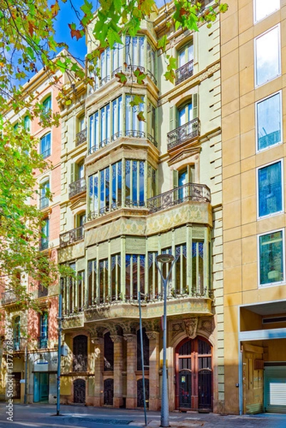 Obraz Urban views-landscapes most beautiful Catalan city - Barcelona.