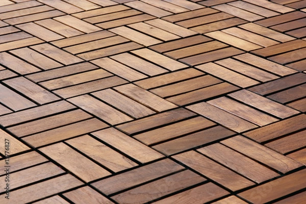 Fototapeta Holzterrasse