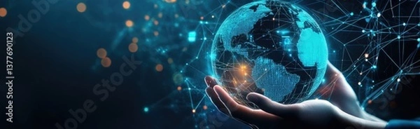 Fototapeta Global Connectivity