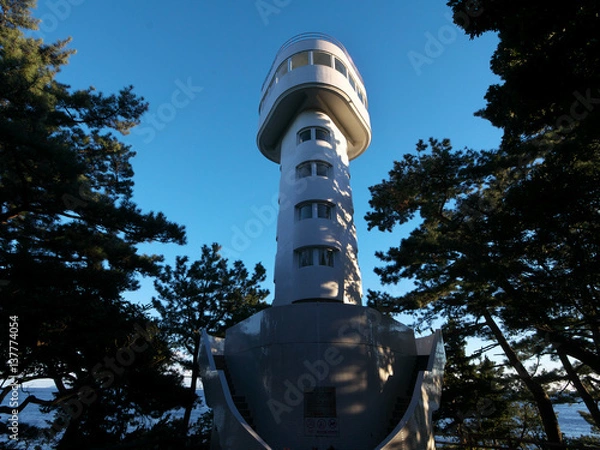 Obraz 伊豆城ケ崎の門脇灯台