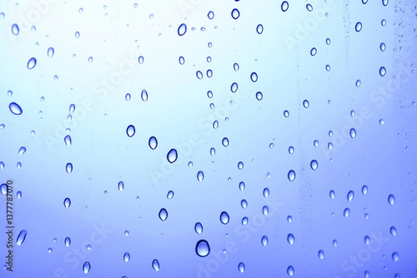 Obraz ガラスに着いた水滴	