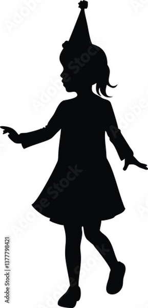 Obraz witch on a white background