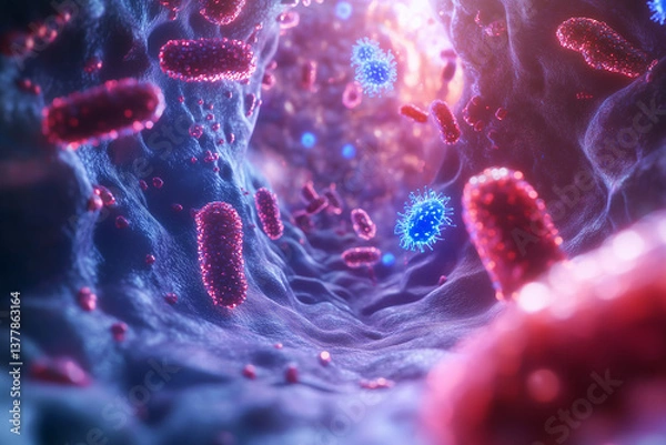 Obraz 消化と腸内環境（腸内フローラ、腸活）