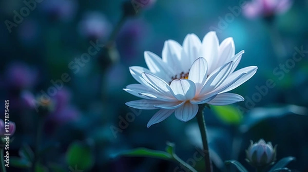 Fototapeta beautiful natural floral background, different kind of floral, created by generative ai