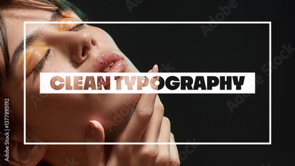 Obraz Clean Typography