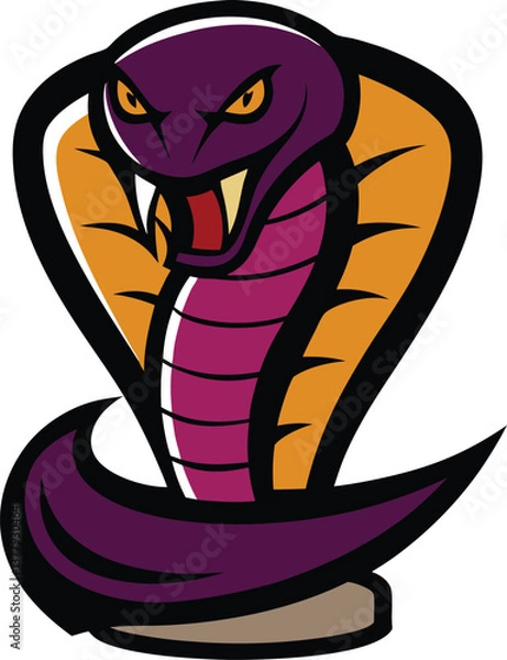 Fototapeta snake with a snake