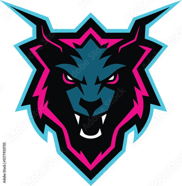 Obraz head of a wolf