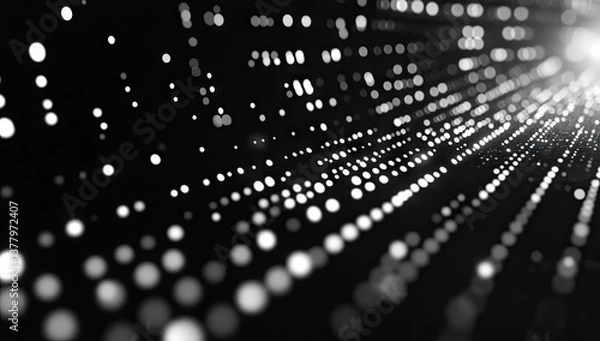 Obraz Abstract digital network tunnel